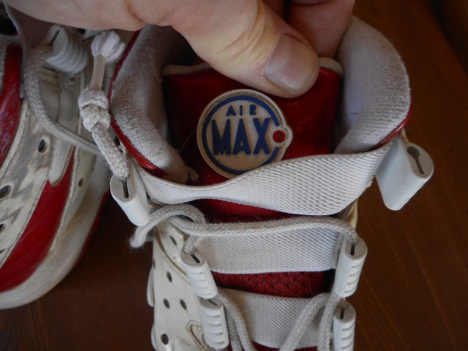 Retro Nike Max Air Rojo #34 Charles Barkley? Scuffed est talla 8 a 8,5 para hombre Foto 4 de 4