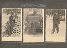 Foto KVP Kasernierte Volkspolizei 3 St&uuml;ck ca 13,5 cm x 8,5 cm von 1954/55