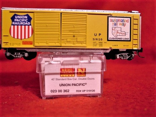 MTL 23362 UNION PACIFIC R.R. Coche de caja 'CUSHION LOAD' 40' DD #519120 'NUEVO' ESCALA N | Zustand: New