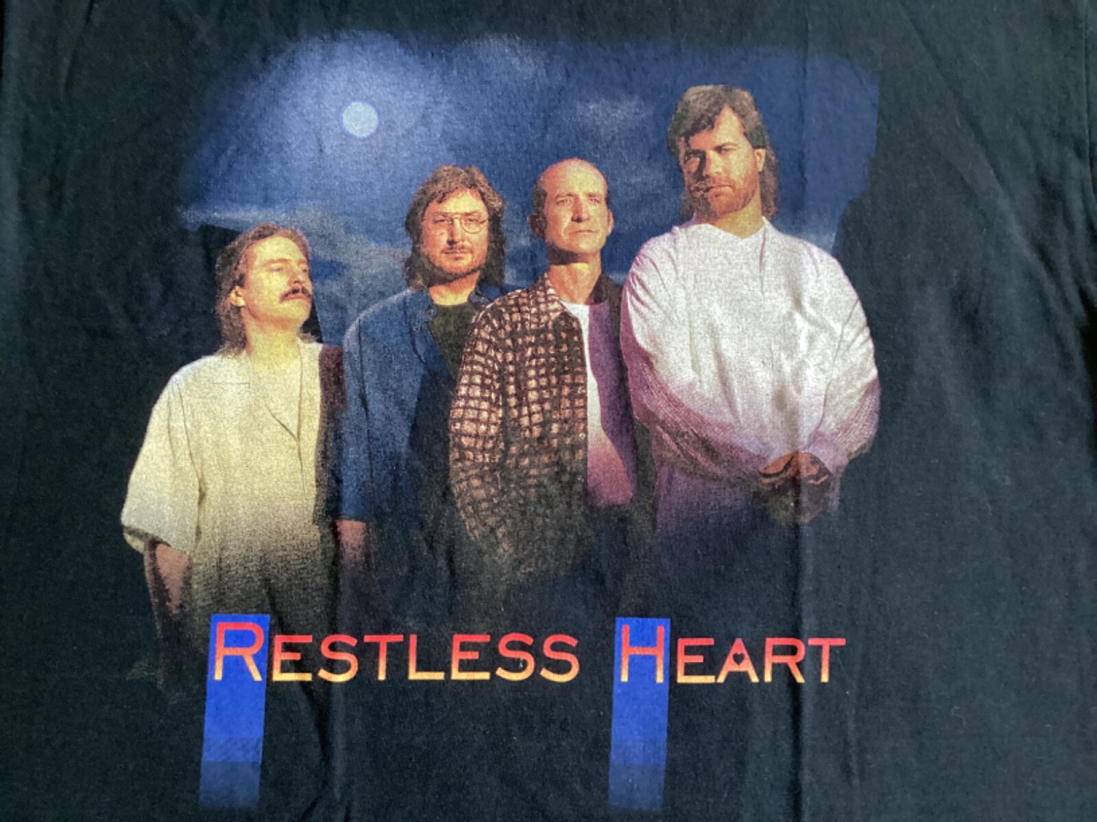 Restless Heart Reunion Tour '98 Vintage Anvil Single-Stitch Graphic T-Shirt XL