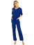 miniature 50  - Unisex Medical Scrub Set Uniform Hospital Short Sleeve Top Long Pants Costume