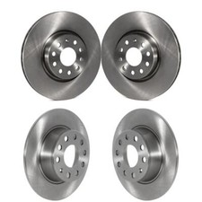 Brake Rotors Front Rear Kit For Volkswagen Taos With 312mm Diameter Rotor