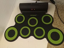 Portable Electronic Orasant Drum Set Roll-Up 7 Pads Drum Kit NO CORDS/ACCESSORY