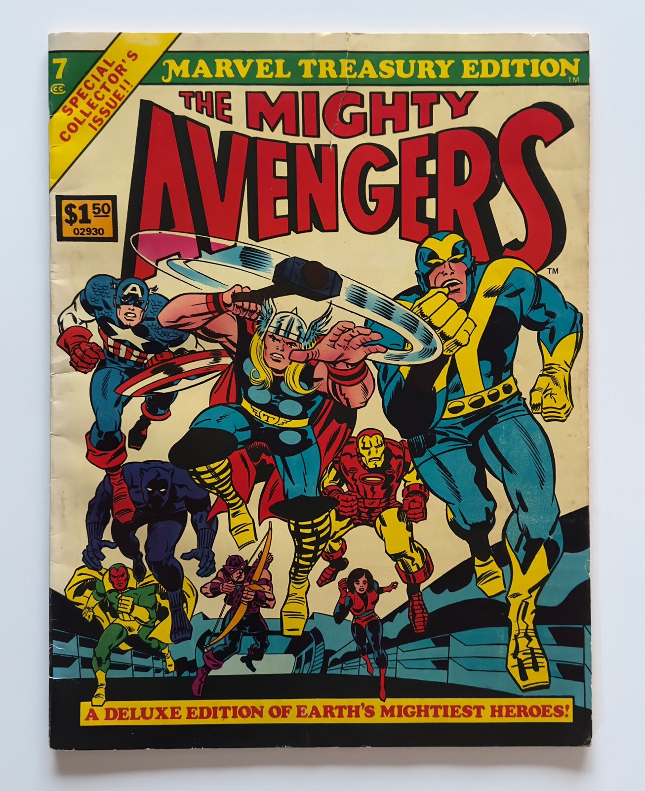 Marvel Treasury Edition #7 The Mighty Avengers Stan Lee Collector's Issue (1975)