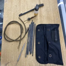 USMC Rifle Cleaning Kit Black Bag Contents Pictured