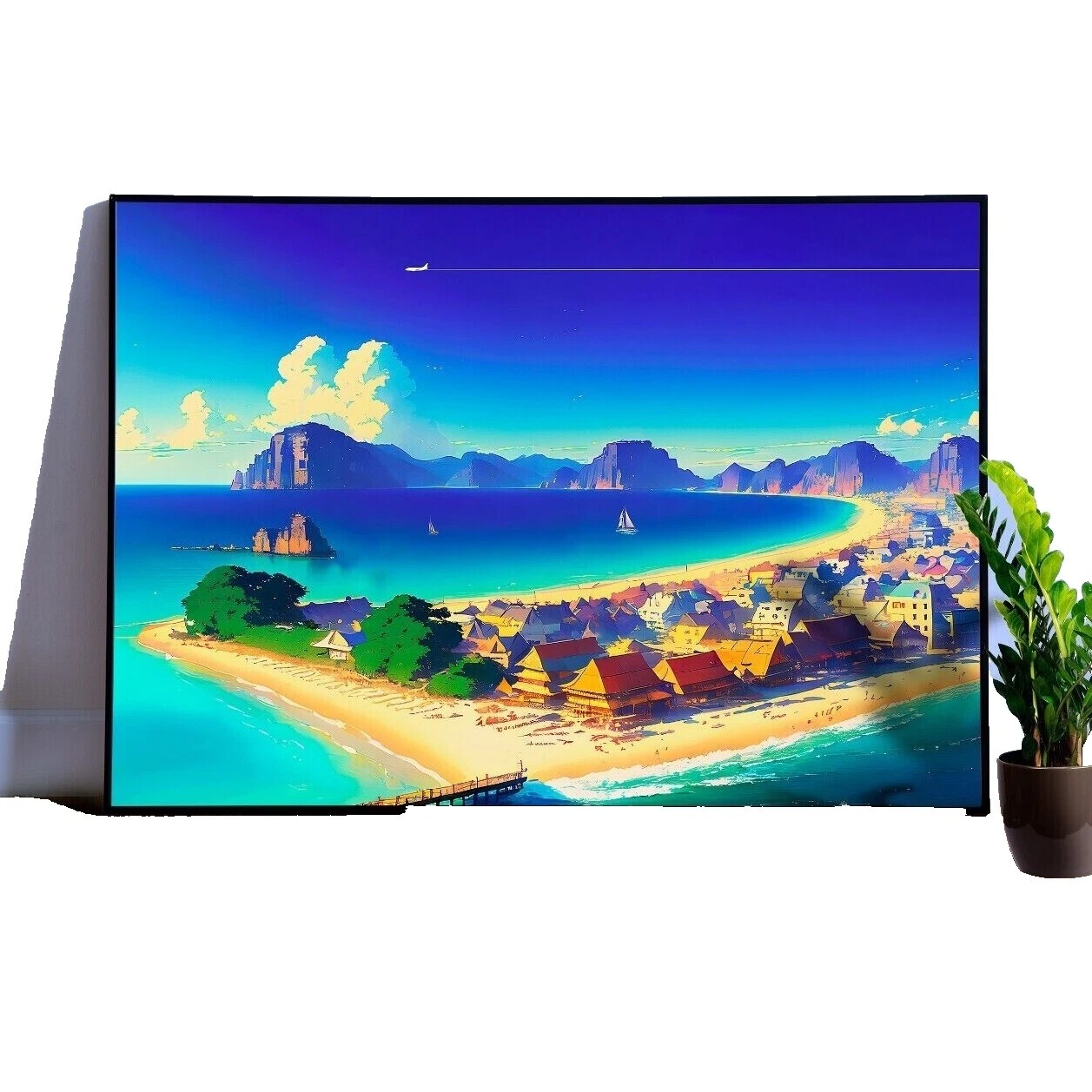 Pop Art Landscape Home Décor Posters