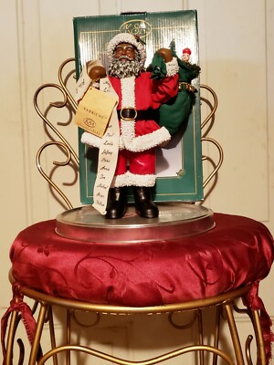 Kurt S. Adler ''Bundle of toys'' African American Santa