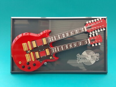 Jimmy Page Gibson 1275 Led Zeppelin Mini Gitarre Guitar Deko Instrument NEU OVP