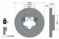 Bremsscheibe Ford P. Transit 2.2-3.2 Tdci 06-14