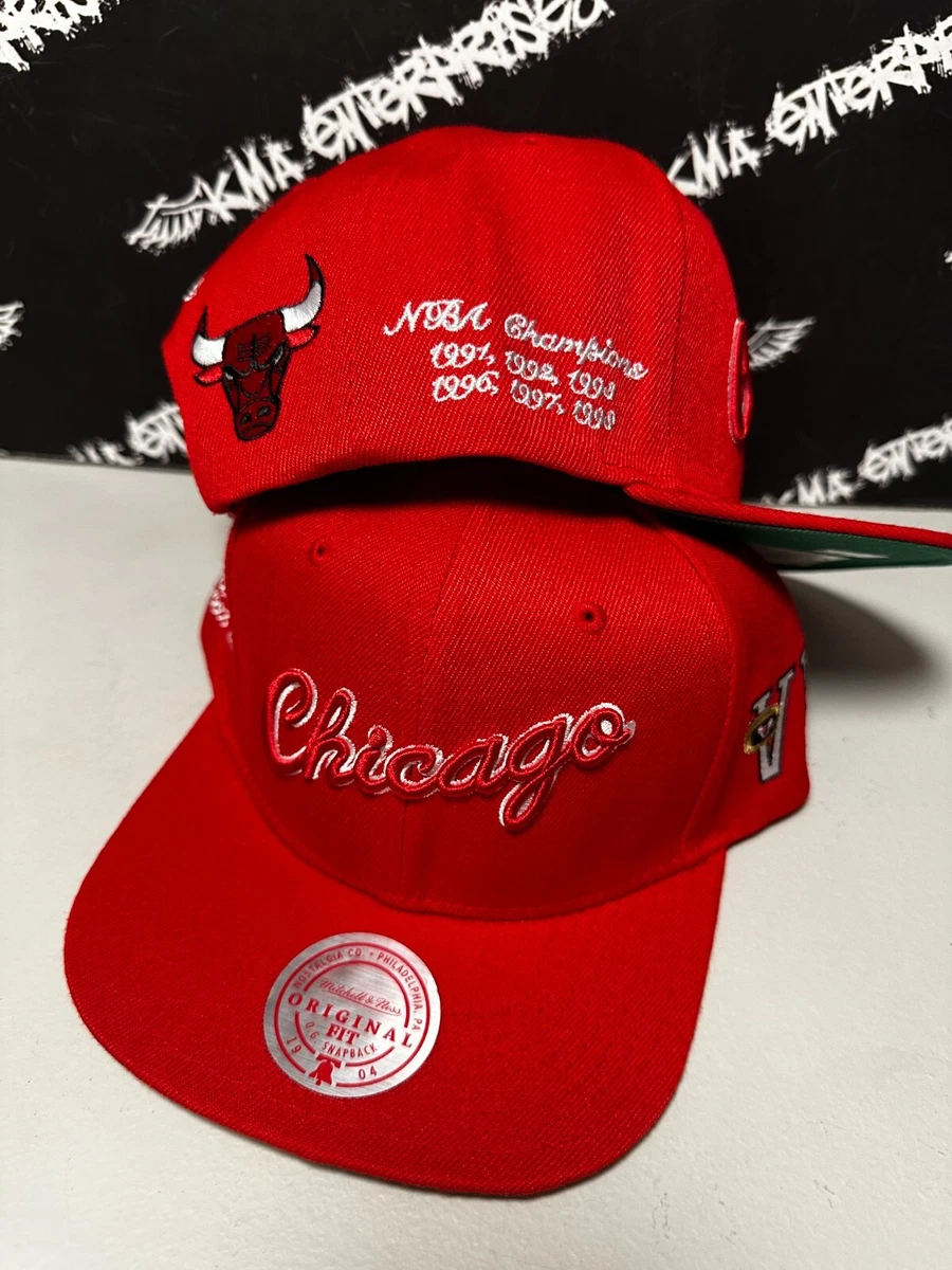 Mitchell & Ness Chicago Bulls 1998 NBA Finals Champions Snapback Hat -  Black