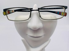 Vintage Paul Smith PS-1002 Gray Metal Rectangle Sunglasses FRAMES ONLY