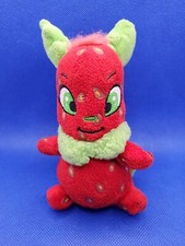 Neopets Strawberry Usul Plush 6 2008 Jakks Squirrel Stuffed Animal Toy