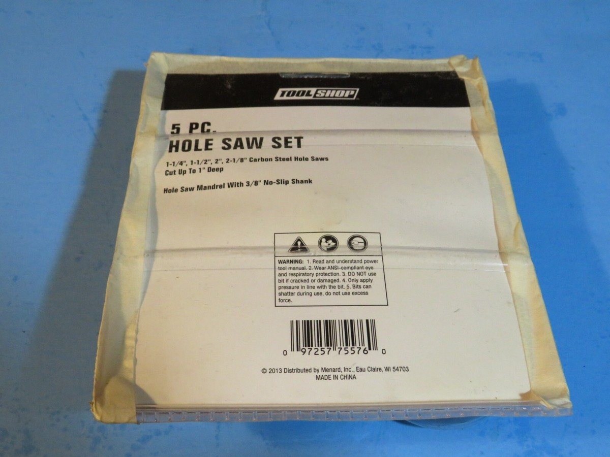 MENARDS BRAND PC HOLE SAW SET