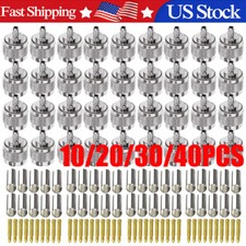 USAA N male plug crimp RF RG58 RG142 LMR195 RG400 Cable Straight RF connector