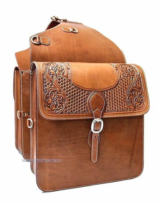 Sacoche De Selle Kingston En Cuir - Style Stockmans, Occasion