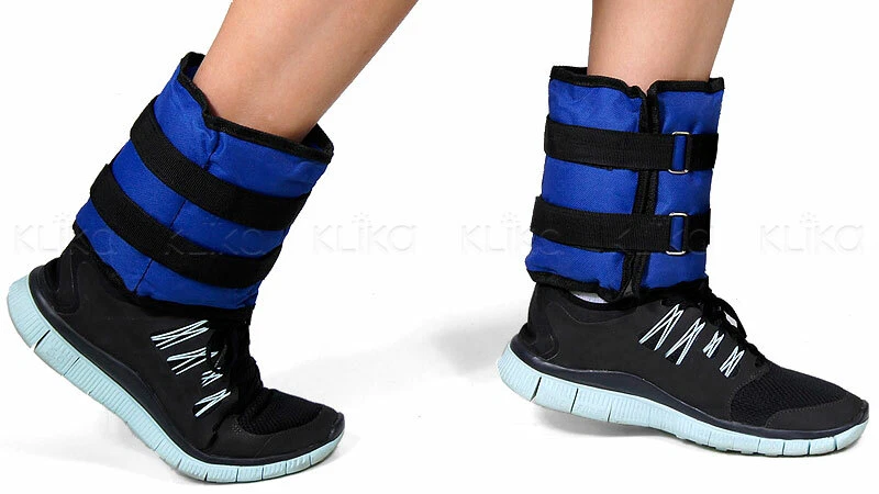 2x ADJUSTABLE ANKLE WEIGHTS GYM EQUIPMENT WRIST FITNESS YOGA 1kg 2kg 2.5kg 5kg - image 2 of 4