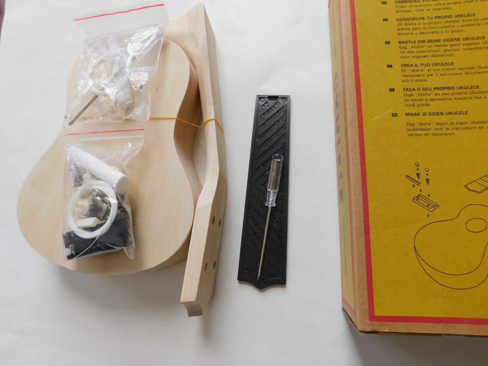 KIKKERLAND Make Your Own Ukulele Kit For Ukulele eBay