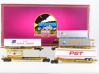 O Gauge 3-Rail Mth 20-95035 Ttux Spine Car 5-Pack w/Containers & Trailers