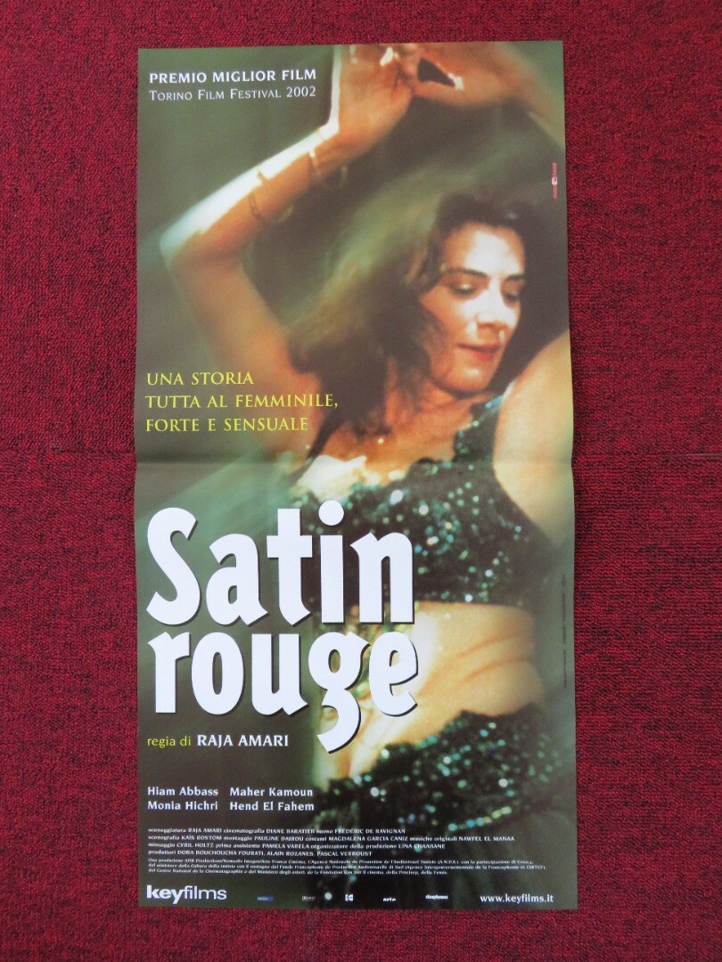 Locandina originale film Satin rouge (2002) - Regia di Raja Amari