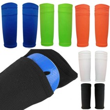 Sport Soccer Leg Shin Pads Guard Socks Football Calf Sleeves with Pocket Faddish