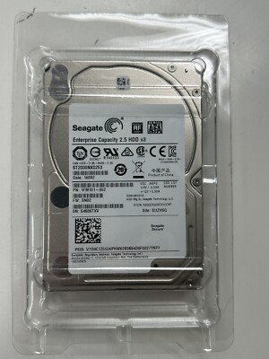 Seagate Enterprise 2TB 2.5'' 7200RPM 128MB 6Gbps SATA Hard Drive ST2000NX0253 NEW