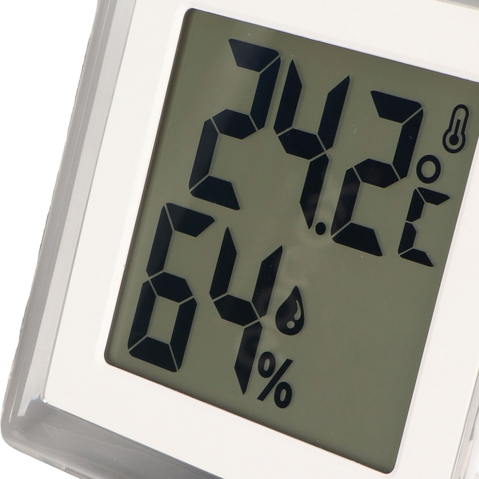 Digital Thermometer Hygrometer High Accuracy Symbols Display Backlit DM