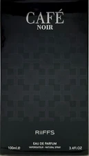 RIIFFS CAFE NOIR EAU DE PARFUM SPRAY FOR MEN 3.4 Oz / 100 ml BRAND NEW ITEM!!!