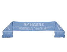 Official Glasgow Rangers FC Founders Gallant Pioneers Scarf RRP £25 BNWT