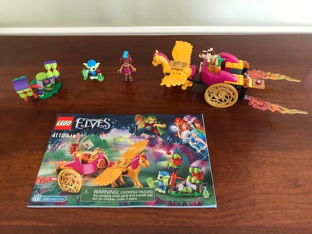 Lego Elves 41186 Azari & The Goblin Forest Escape 100% complete w