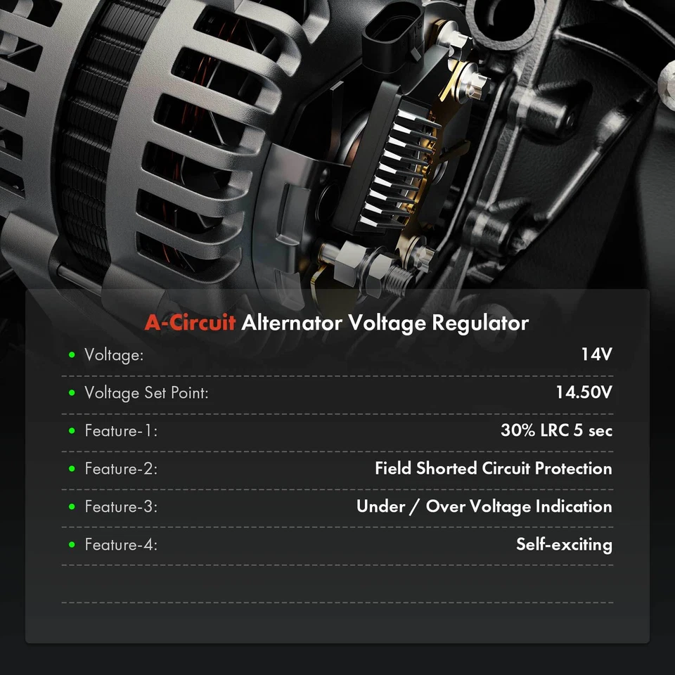 Regulador de voltaje del alternador para Land Rover Range Rover 96-98 Discovery 14,5 V Foto 2 de 4