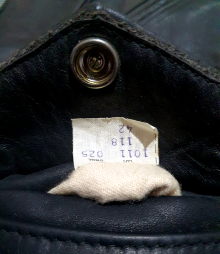 Clásico SCHOTT Cuero Negro Pesado 118 Perfecto. Excelente Estado y Calidad - Imagen 13 de 18