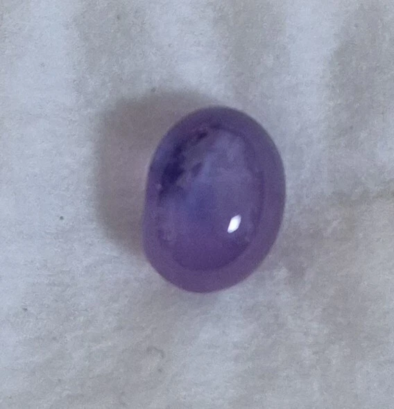 RARO ESPECTACULAR ZAFIRO ESTRELLA PÚRPURA NATURAL 2.77CT Foto 3 de 4