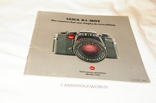 Leitz Leica R4 MOT Camera 50 page Guide Book Cataloge Genuine Original Leica