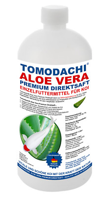 Aloe Vera Koifutter Zusatz  Aloevera Extrakt 99,7% Koigesundheit Immunschutz 1L