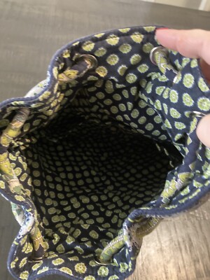 Vera Bradley Cambridge Cinch Quilted Drawstring Backpack Bag  display picture 3