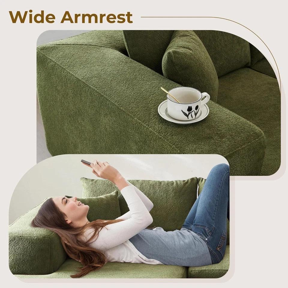 Chaise Lounge Free Combination Sofa Sectional Sofa L-shaped Corner Sofa DIY Sofa - Image 4 of 4