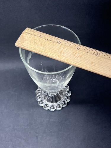Vintage Anchor Hocking Boopie Dot Bubble Ball Foot Pedestal Wine Glass Replace - Bild 4 von 5