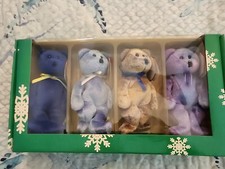 Ty Jingle Beanie Babies Boxed Set CLUBBY EDITION Bears Collection Lot RARE NEW