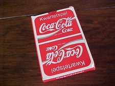 32 Card Quartet Game MINT Vintage Coca-Cola Ads English/Dutch Language Issued 92
