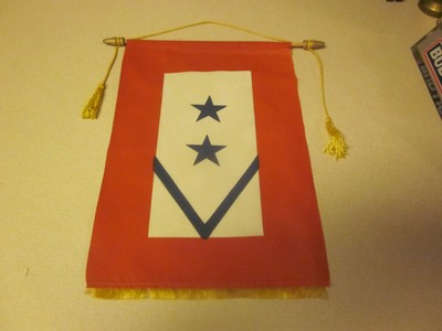 Ww2 U S Home Front Blue Star Banner 2 Star V For Victory V G Used Cond Ebay