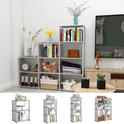Bookshelf Cube Storage Shelf Rack Organizer DIY Bookcase Cabinet Home Office