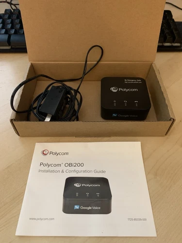 Polycom OBi200 1-Port VoIP Phone Adapter with Google Voice & Fax Support Tested