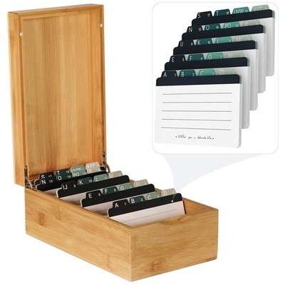 3x5 Inch Index Card Holder - Business Card Organizer