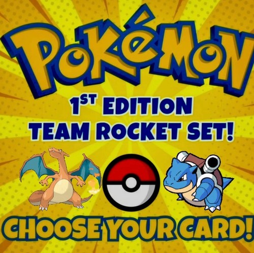 2000 Pokémon Team Rocket Set 1st Edition Choose Your Card! - Picture 1 of 37