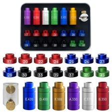 Bullet and Headspace Gauge Comparator Kit – Bullet Comparator Kit with 14 Ins...