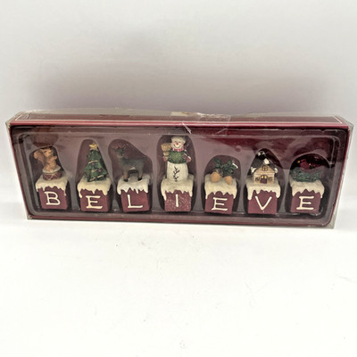 St Nicholas Square - Believe Block Set - Woodland Creatures Christmas