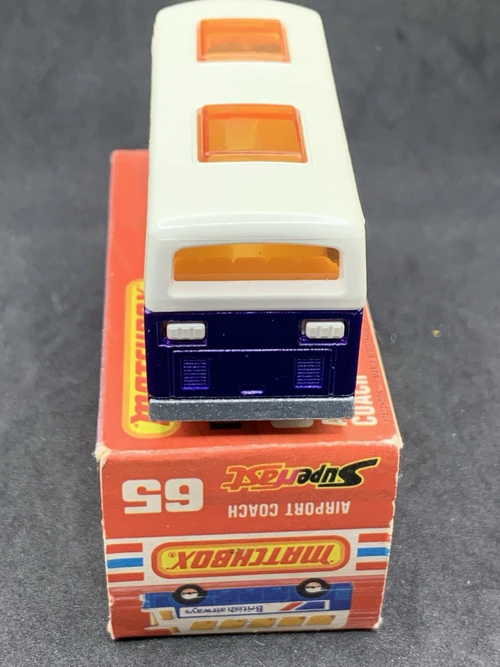 Matchbox Superfast MB65-B16: Airport Coach (Lufthansa) in type K Box - Image 4 of 4