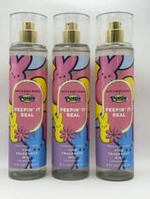 PEEPS LOT OF 3 FRAGRANCE MIST BODY SPRAYS BATH AND BODY WORKS PEEPIN  IT REAL