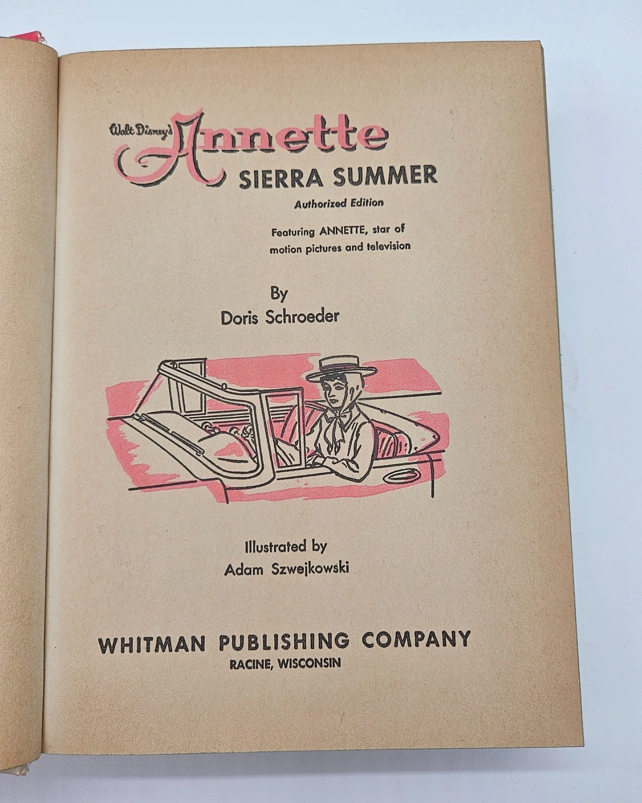 Walt Disney Annette Sierra Summer Authorized Edition Hardcover 1960 Vintage Book image 14