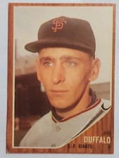 Jim DUFFALO 1962 Topps HIGH # 578 Giants Vintage Baseball Ex+